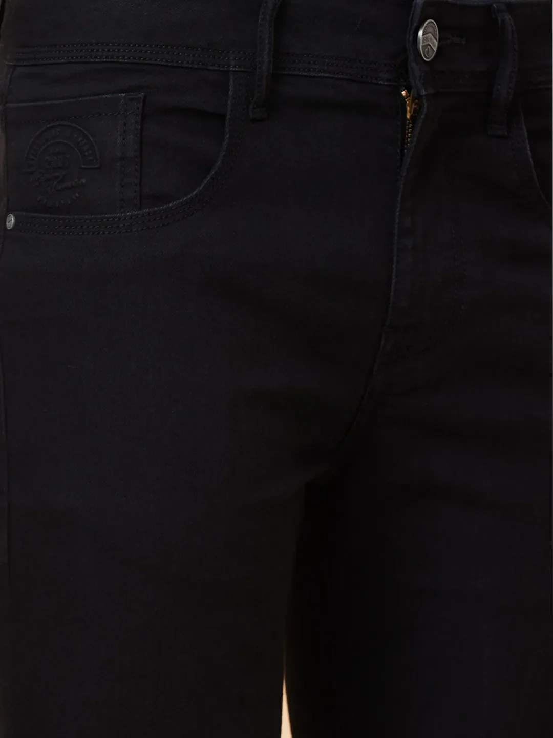 Black Cropped fit Men's Denims by Being Human Clothing - Image 5