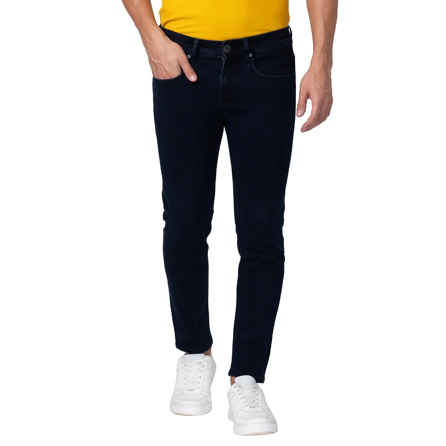 Blue Cropped Fit Men's Denims by Being Human Clothing