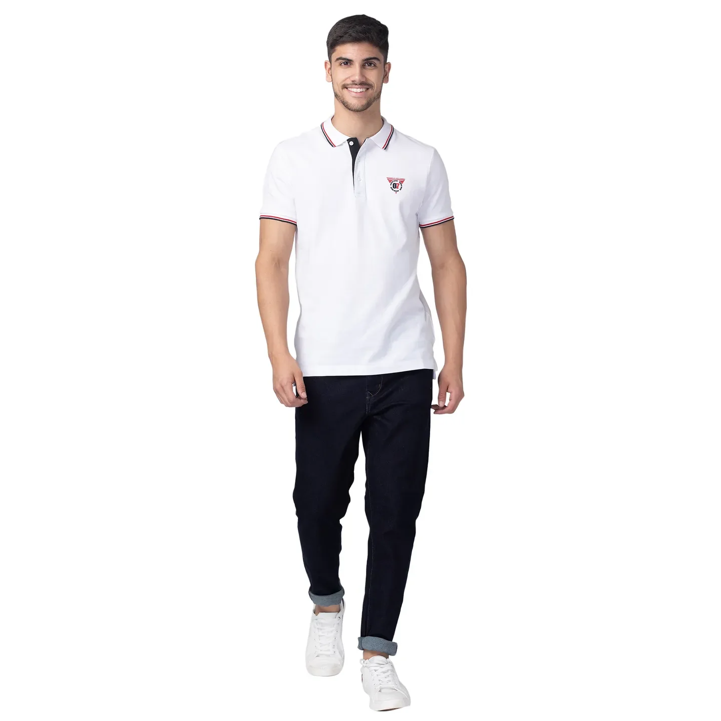 Blue Cropped Fit Men's Denims by Being Human Clothing - Image 5
