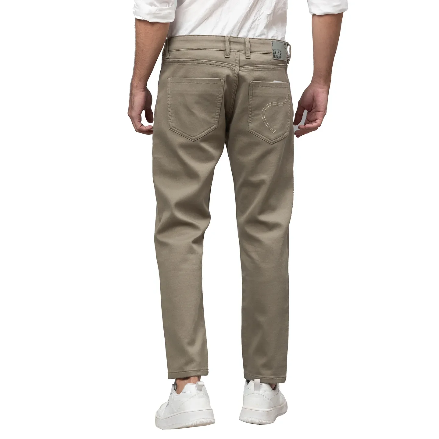 Pista Boot Cut Fit Denims For Men By Being Human Clothing - Image 3