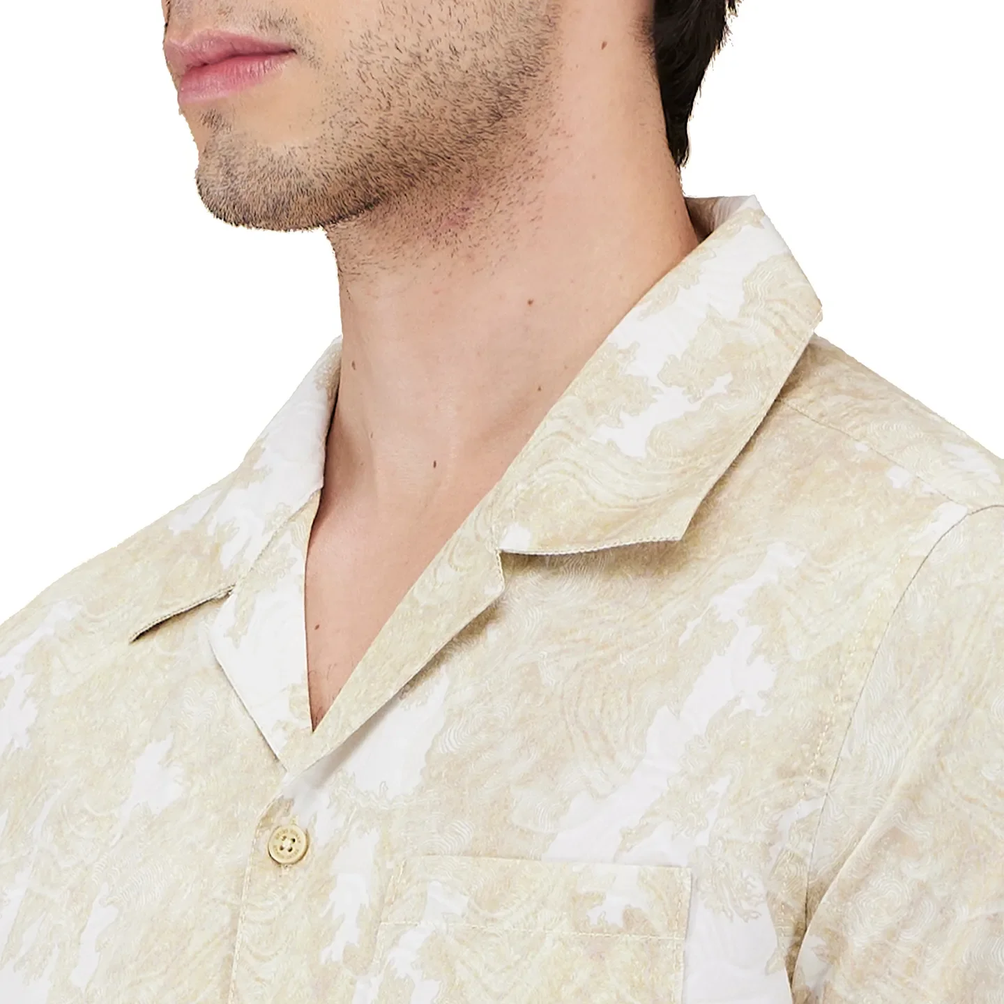 Green Regular Fit Regular Collar Men's Shirt by Being Human Clothing - Image 5