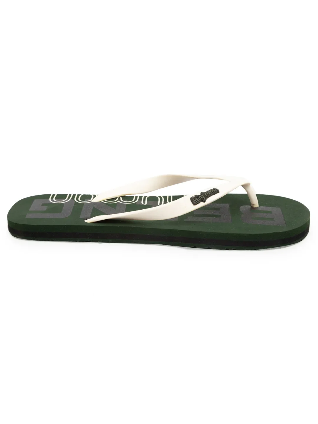 Green Men's Flip Flops by Being Human Clothing