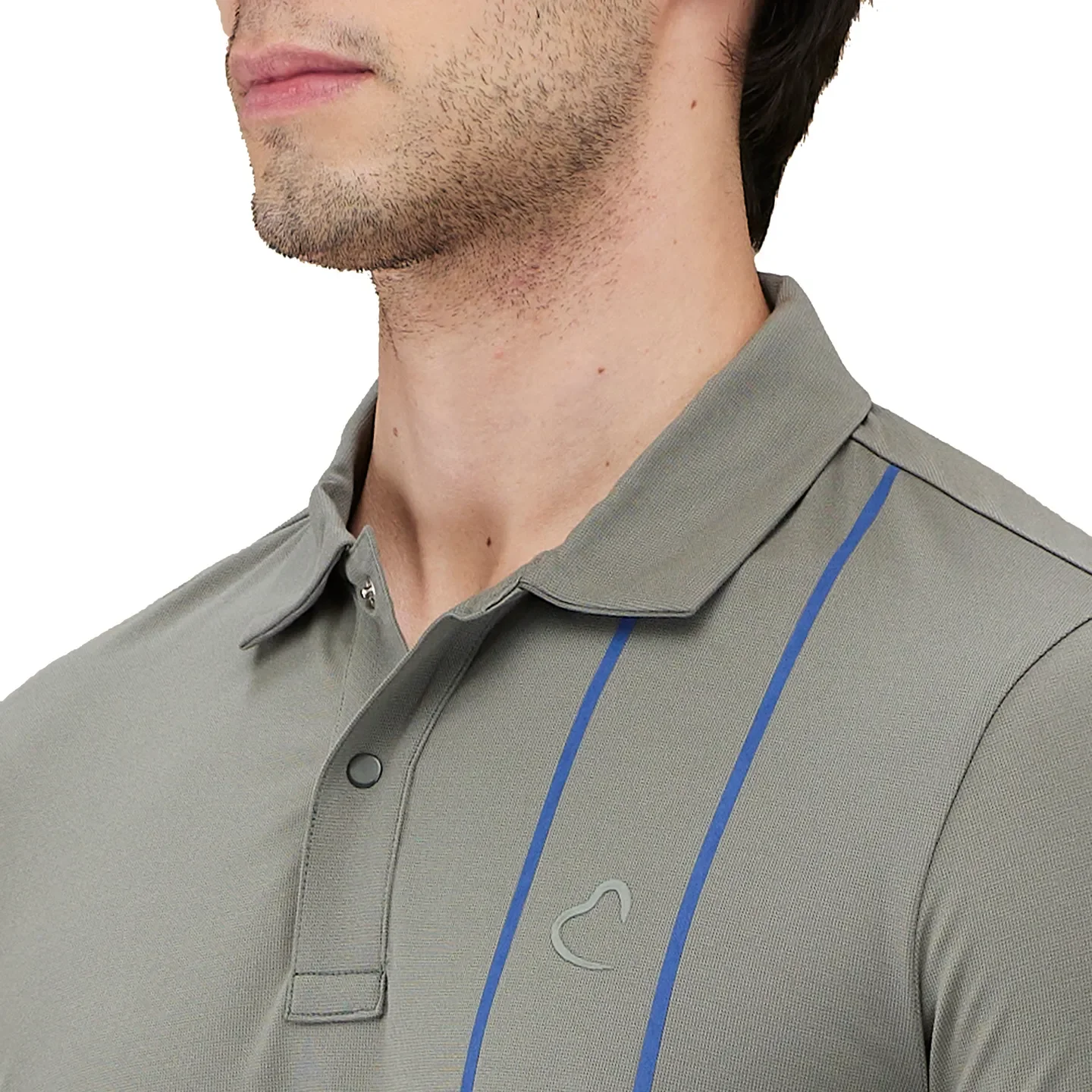 Olive Regular Fit Men's Polo T-shirt by Being Human Clothing - Image 5