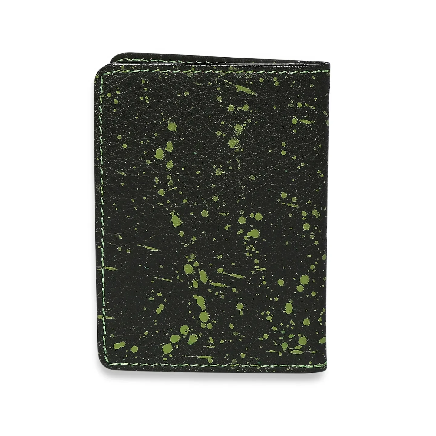 Green Leather Men's Wallet by Being Human Clothing - Image 2
