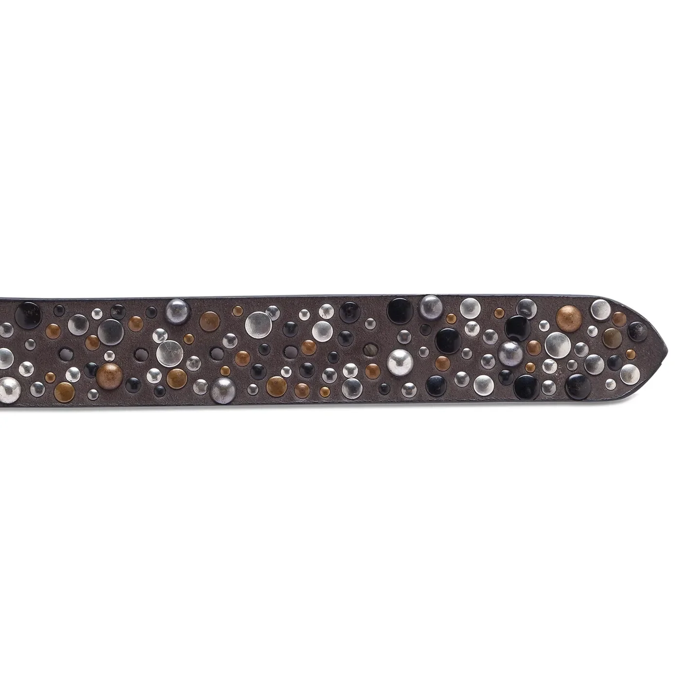 Grey Leather Men's Belt By Being Human Clothing - Image 3
