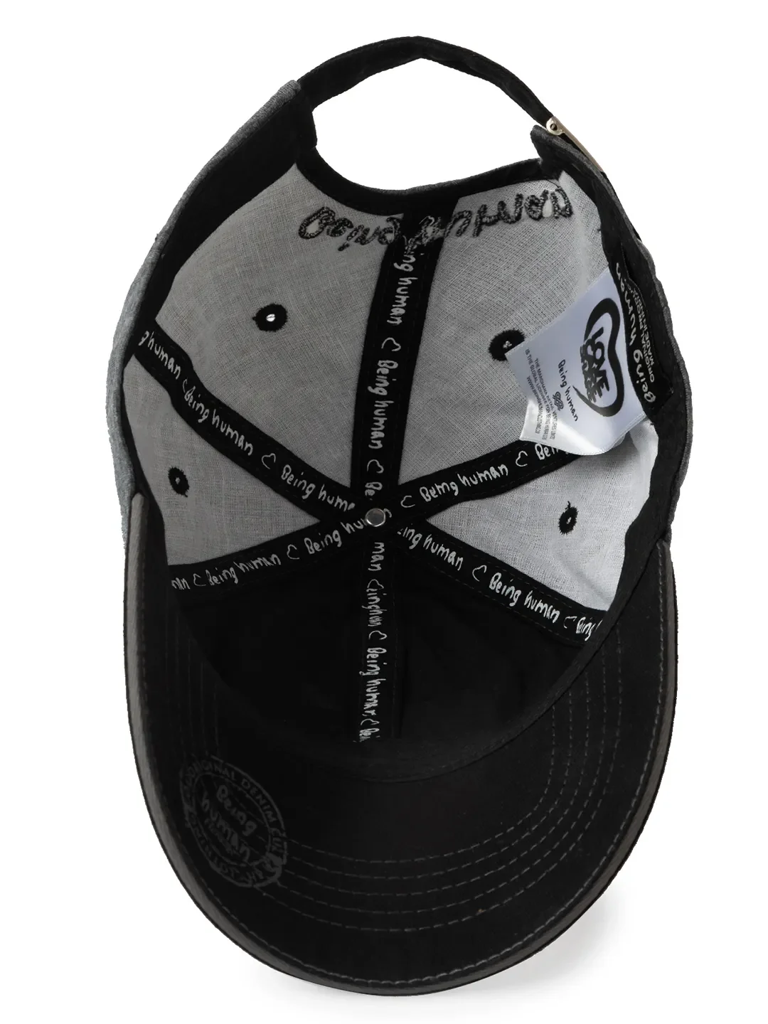 Grey Unisex Cap by Being Human Clothing - Image 3