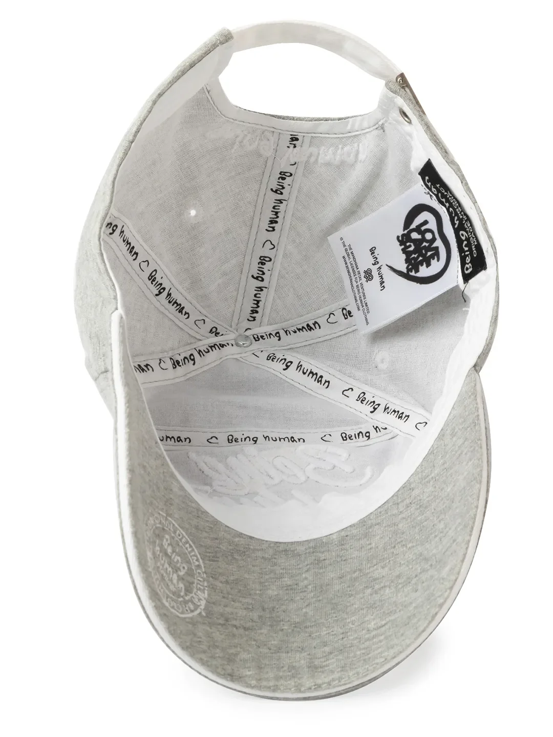 Grey Unisex Cap by Being Human Clothing - Image 3