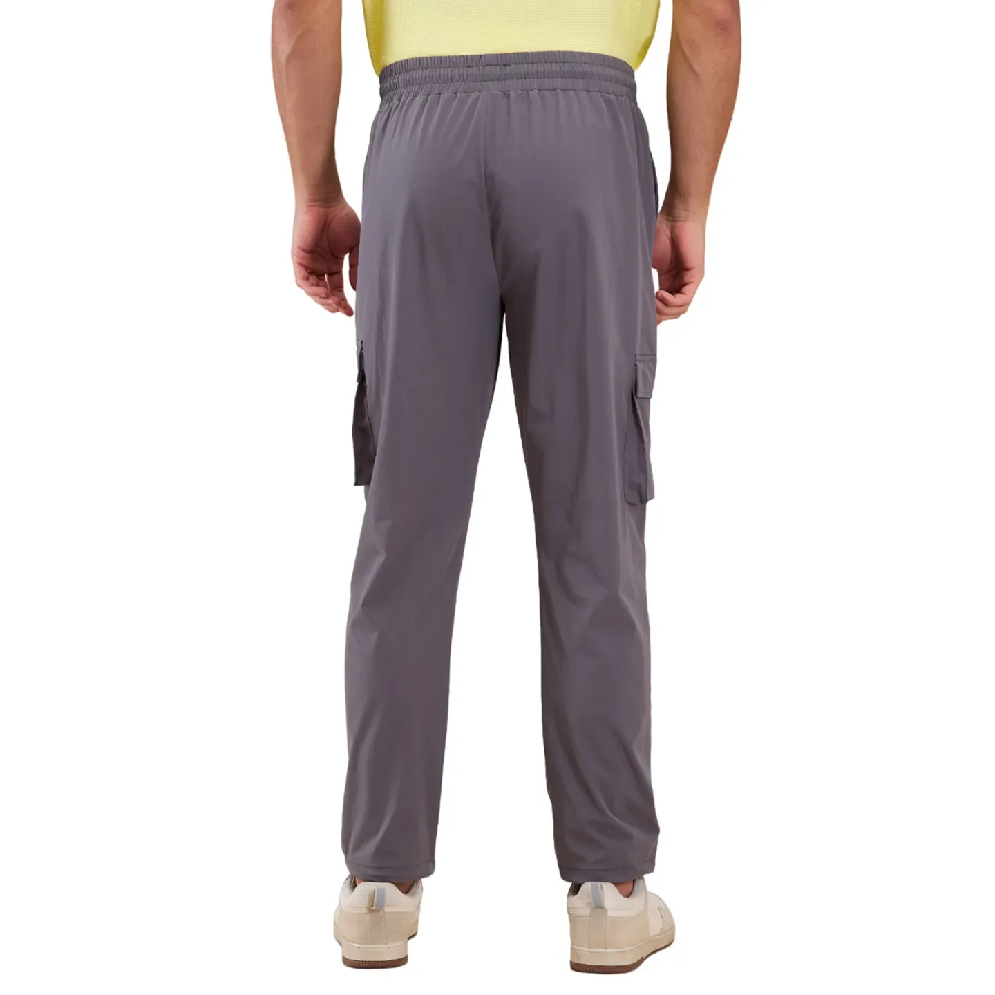 Grey Loose Fit Men's Cargos by Being Human Clothing - Image 3