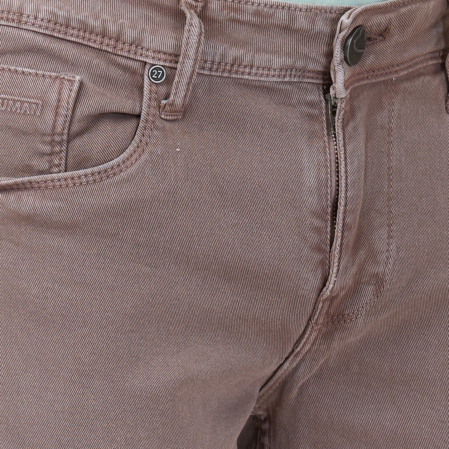 Steel Grey Skinny Fit Denims For Men By Being Human Clothing - Image 5