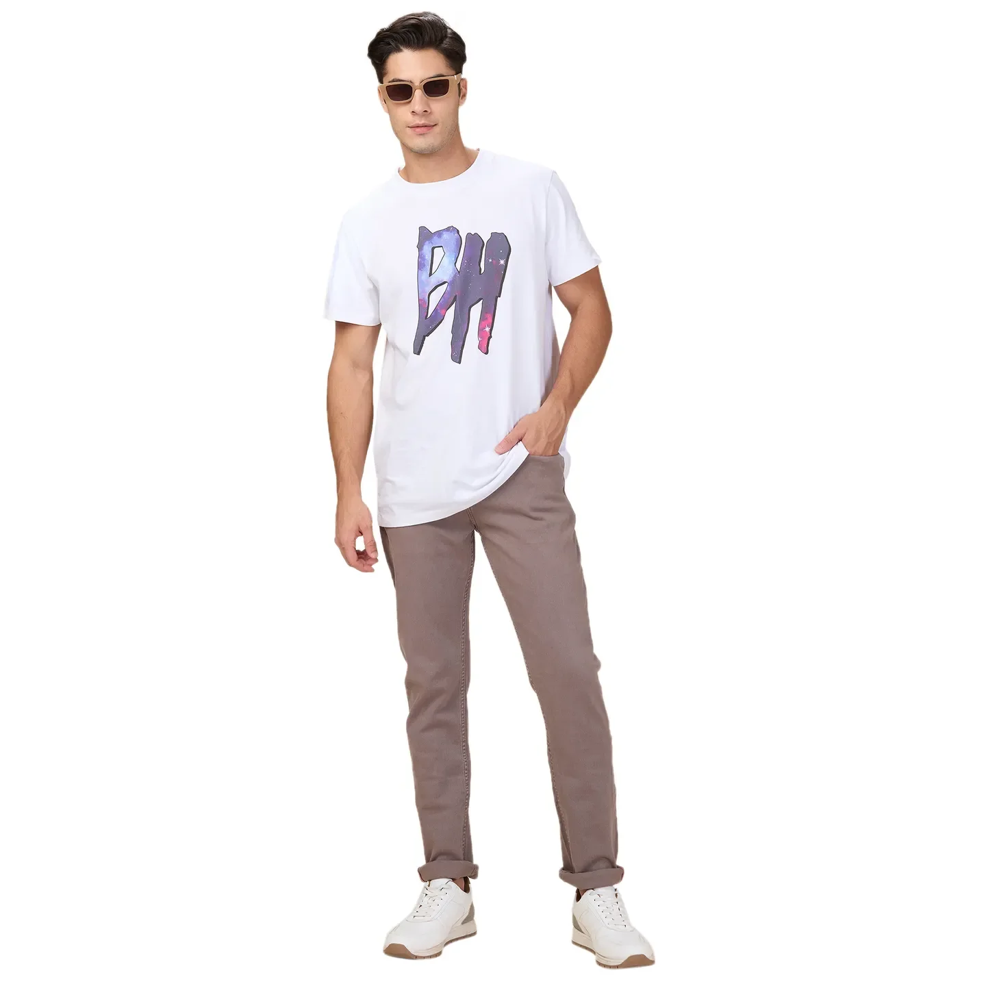 Steel Grey Slim Fit Denims For Men By Being Human Clothing - Image 6