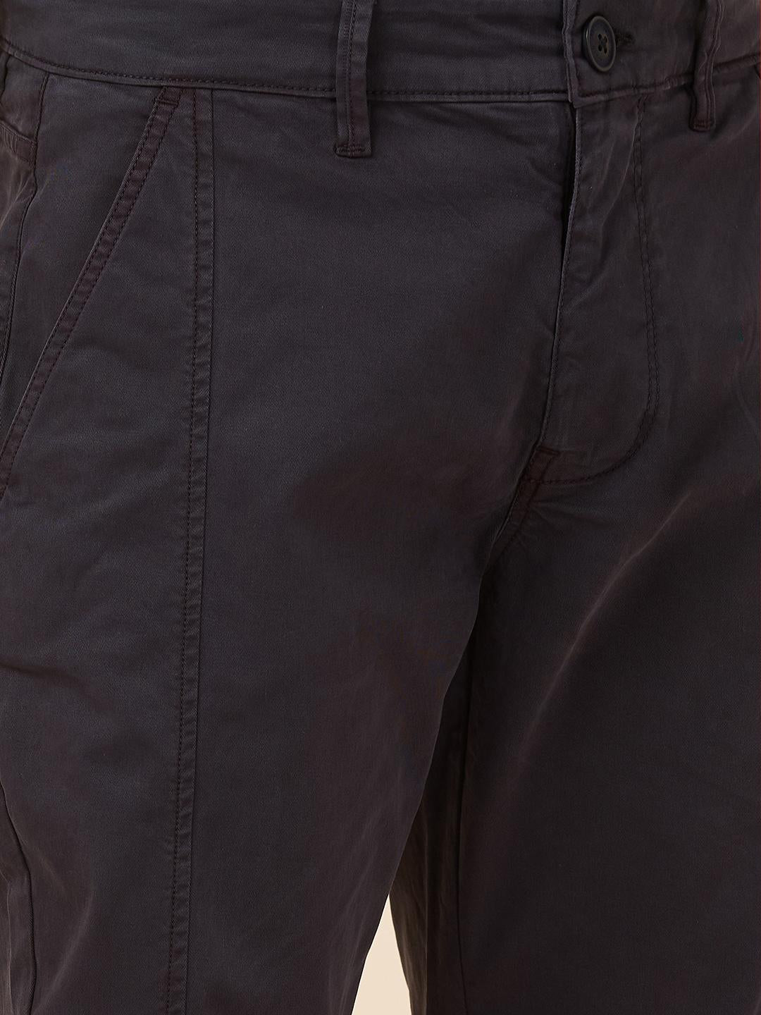 Charcoal Regular Fit Joggers For Men By Being Human Clothing - Image 4