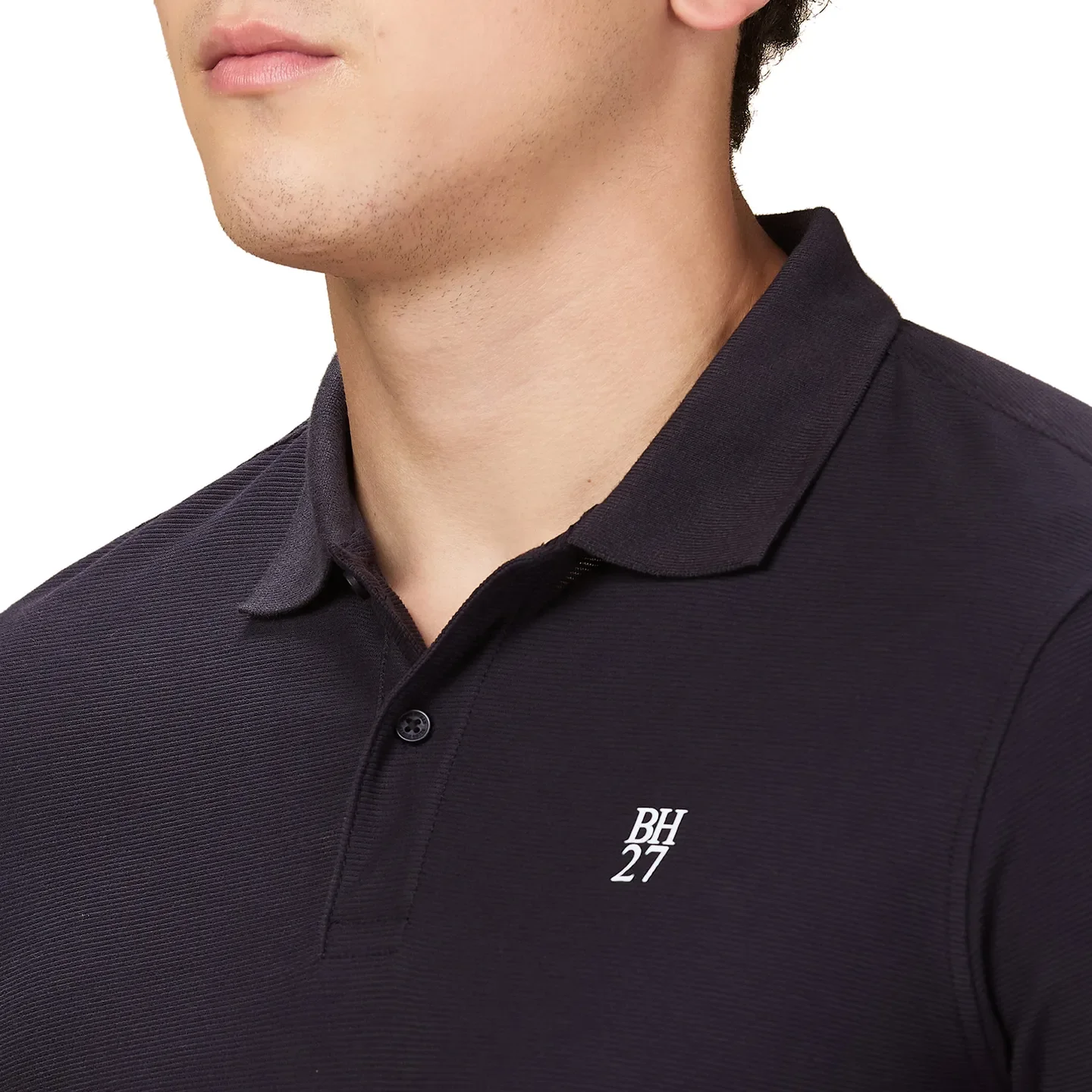 Grey Regular Fit Men's Polo T-Shirt by Being Human Clothing - Image 5