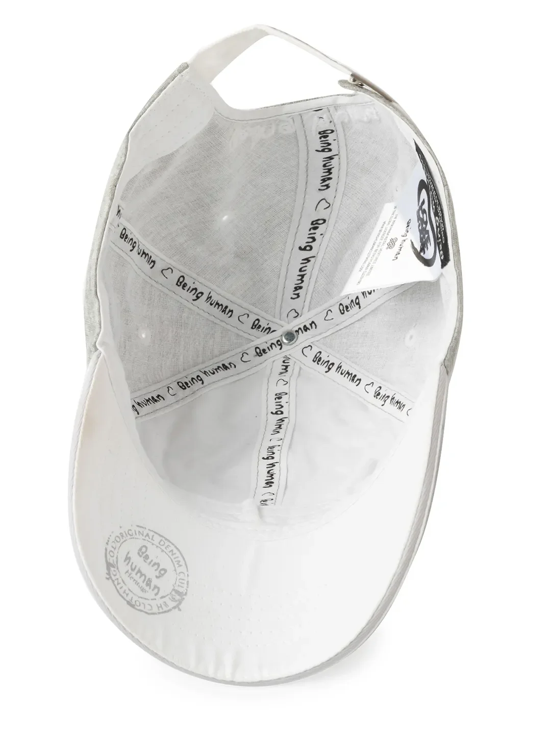 Grey Unisex Cap by Being Human Clothing - Image 3