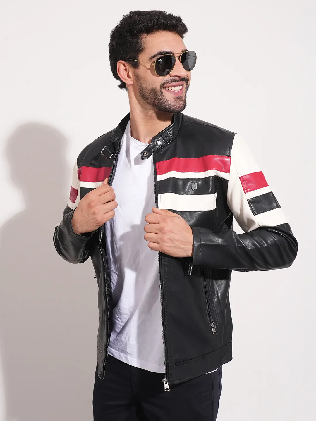 Blue Regular Fit Long Sleeves Men's Jacket by Being Human Clothing - Image 6