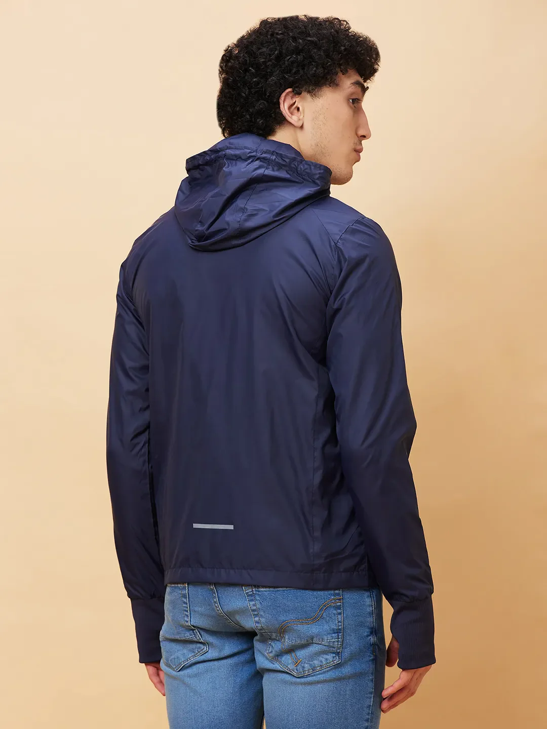 Blue Regular Fit Long Sleeves Men's Jacket by Being Human Clothing - Image 3