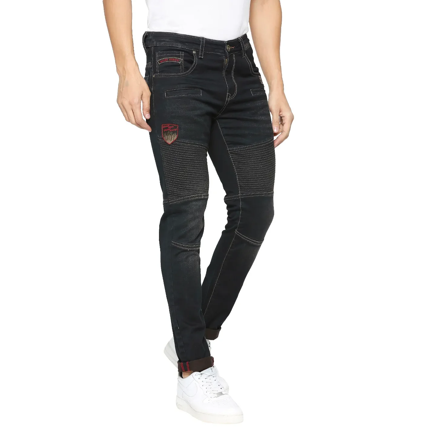 Blue Jogger Fit Men's Denims by Being Human Clothing - Image 3