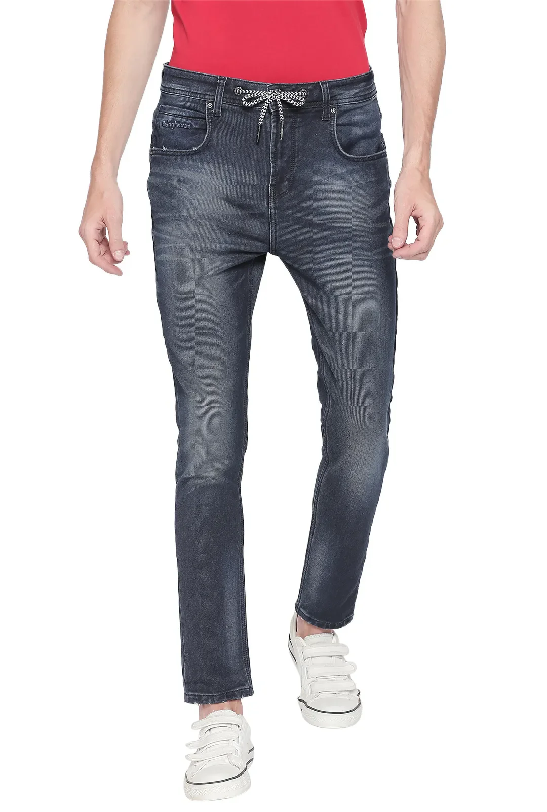 Blue Jogger Fit Men's Denims by Being Human Clothing