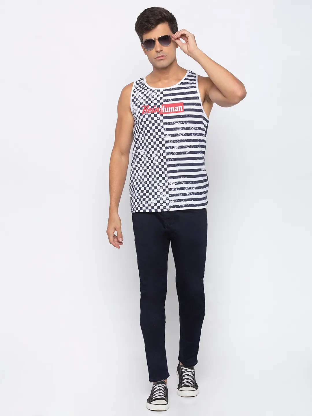 Blue Jogger Fit Men's Denims by Being Human Clothing - Image 3