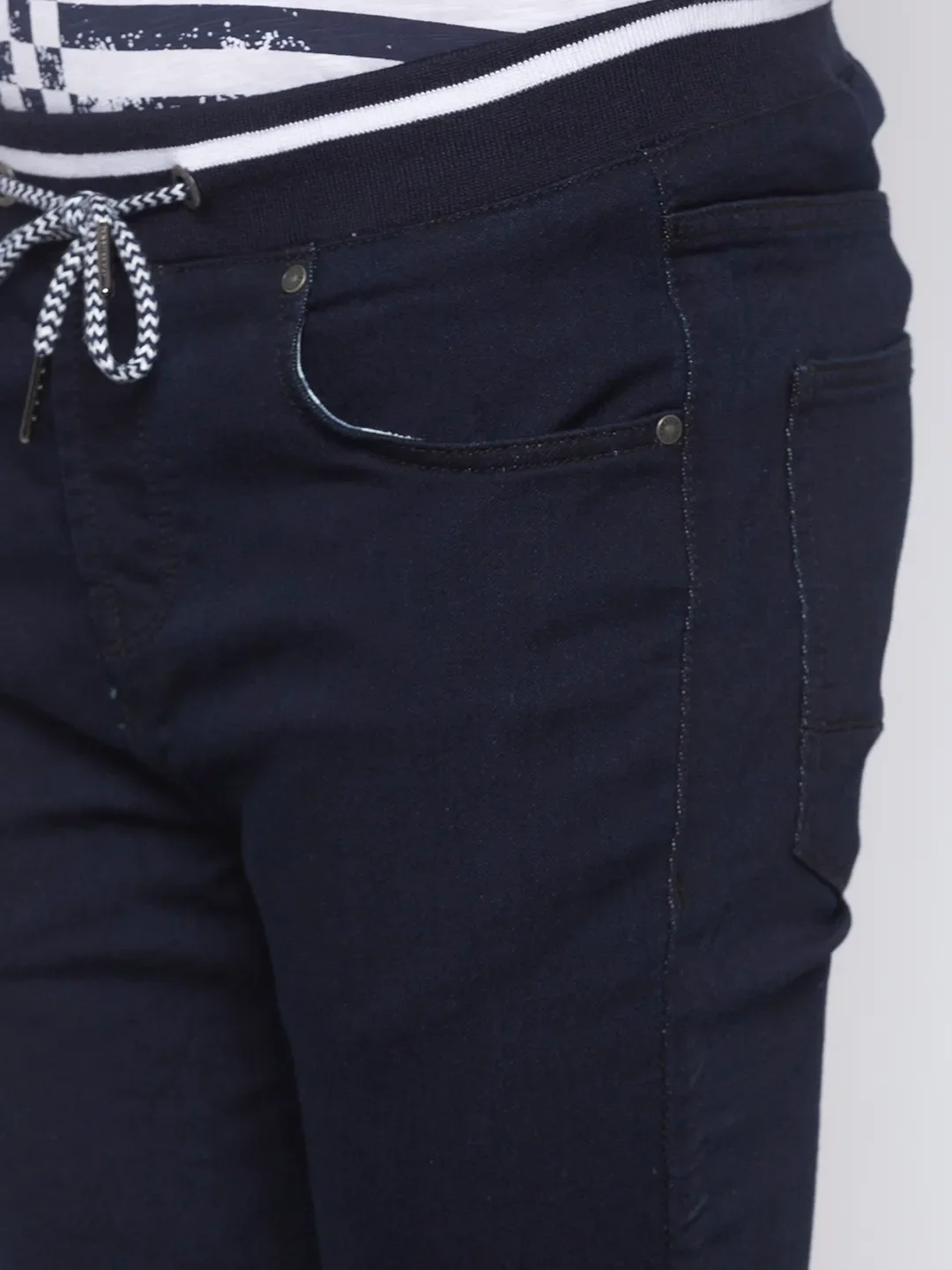 Blue Jogger Fit Men's Denims by Being Human Clothing - Image 4