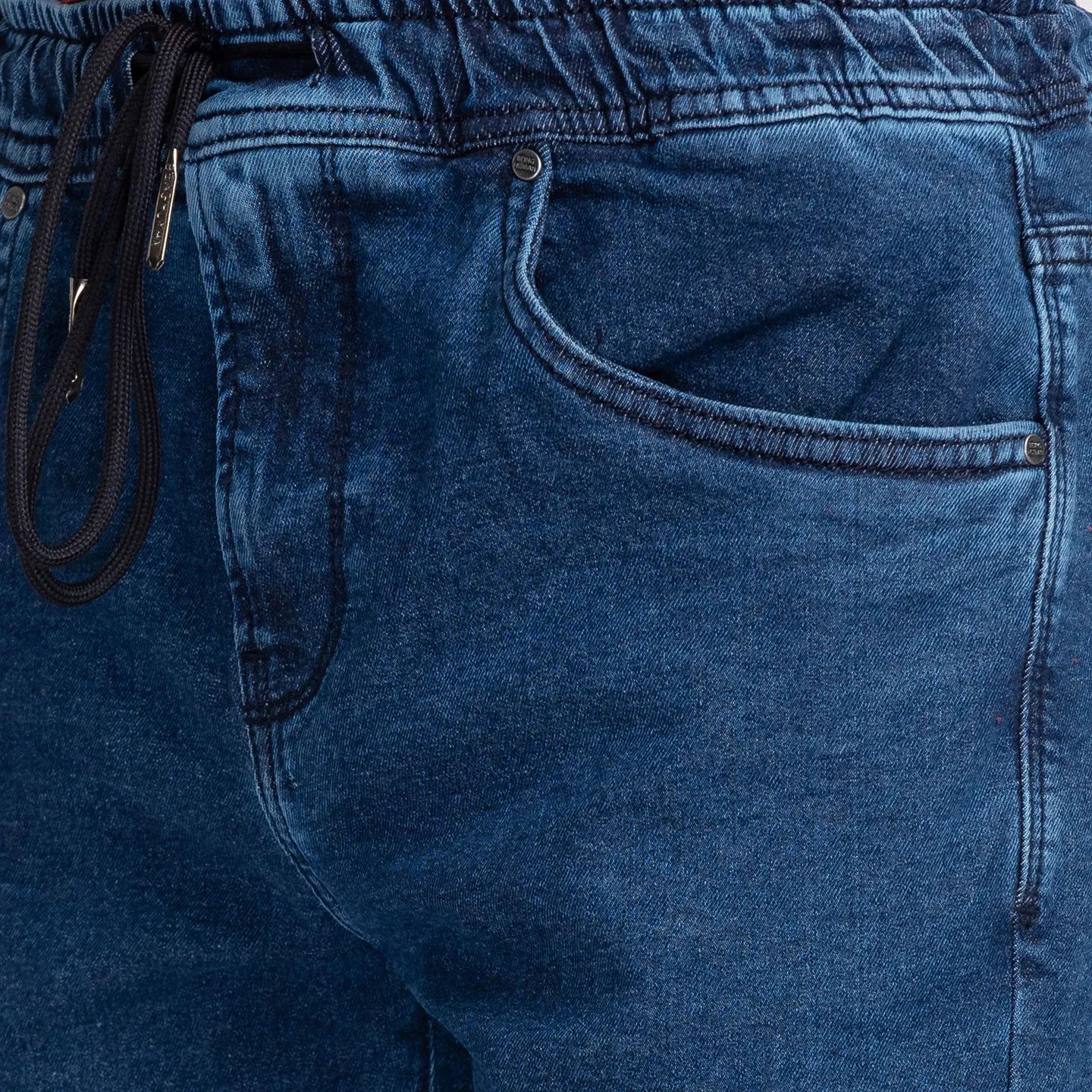Blue Jogger Fit Men's Denims by Being Human Clothing - Image 5