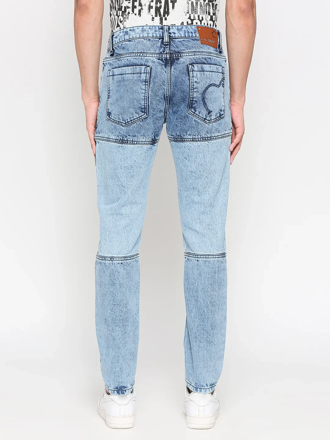 Blue Jogger Fit Men's Denims by Being Human Clothing - Image 4