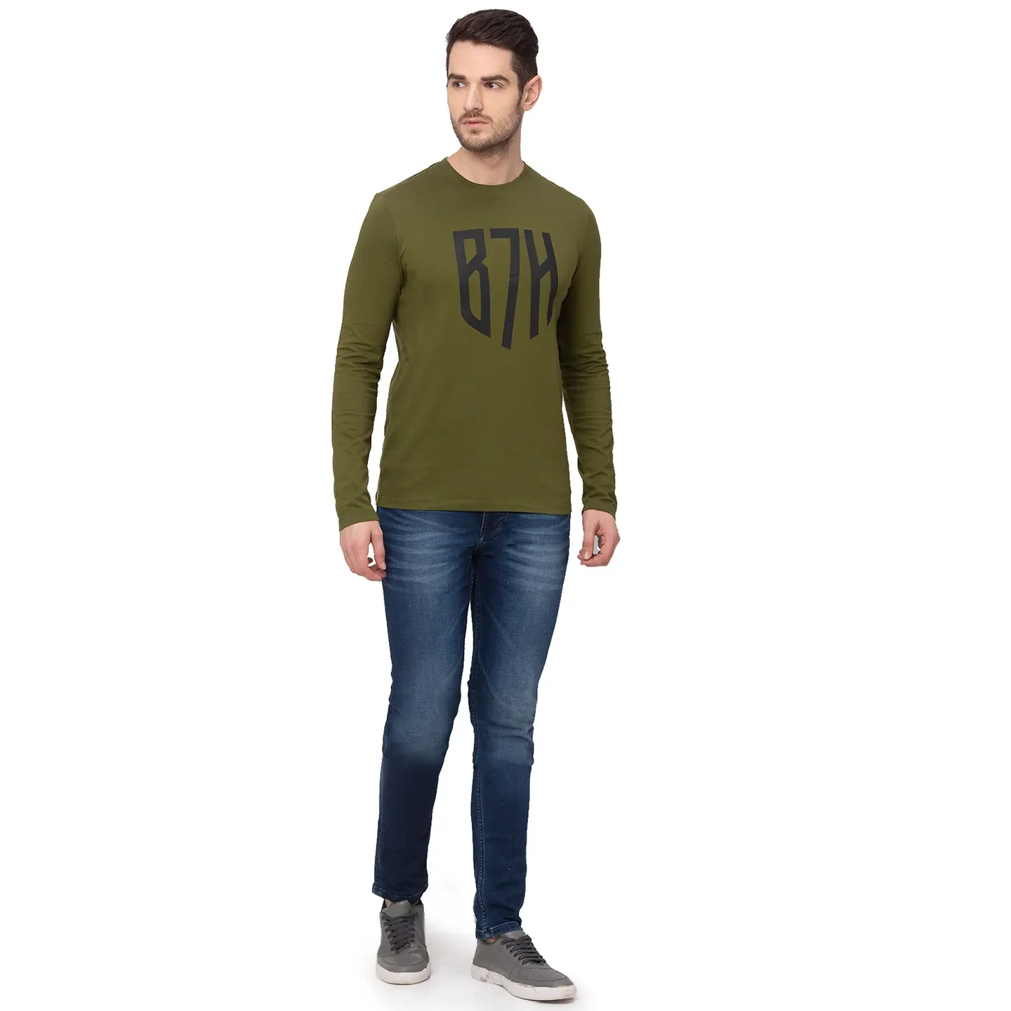 Blue Jogger Fit Men's Denims by Being Human Clothing - Image 3