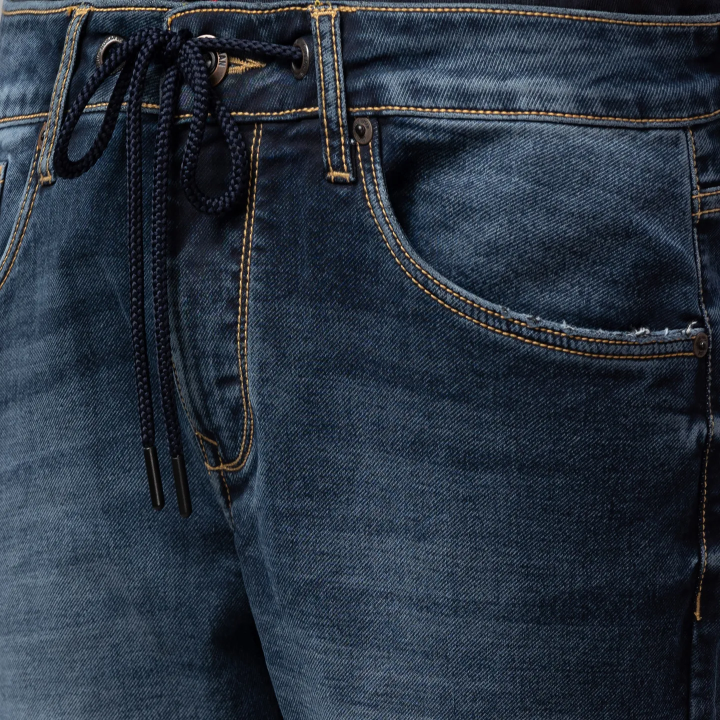 Blue Jogger Fit Men's Denims by Being Human Clothing - Image 5