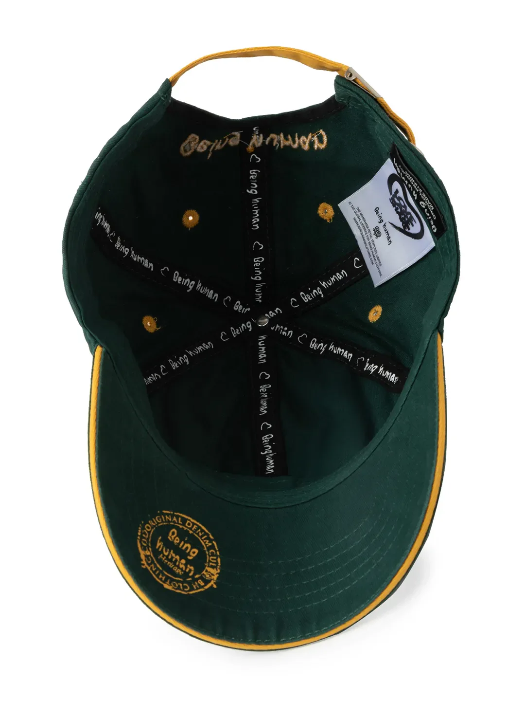 Green Unisex Cap by Being Human Clothing - Image 3