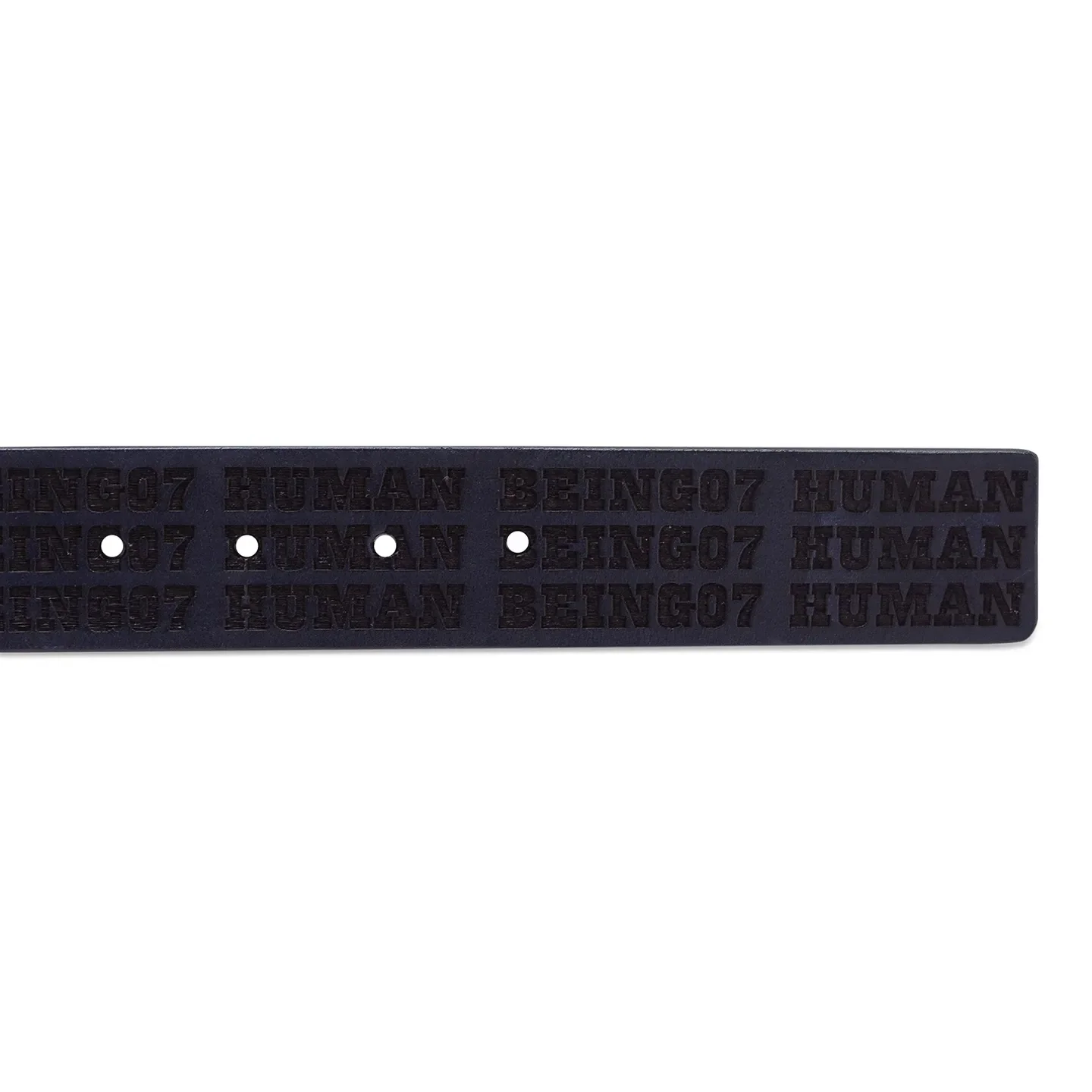 Navy Leather Men's Belt By Being Human Clothing - Image 3