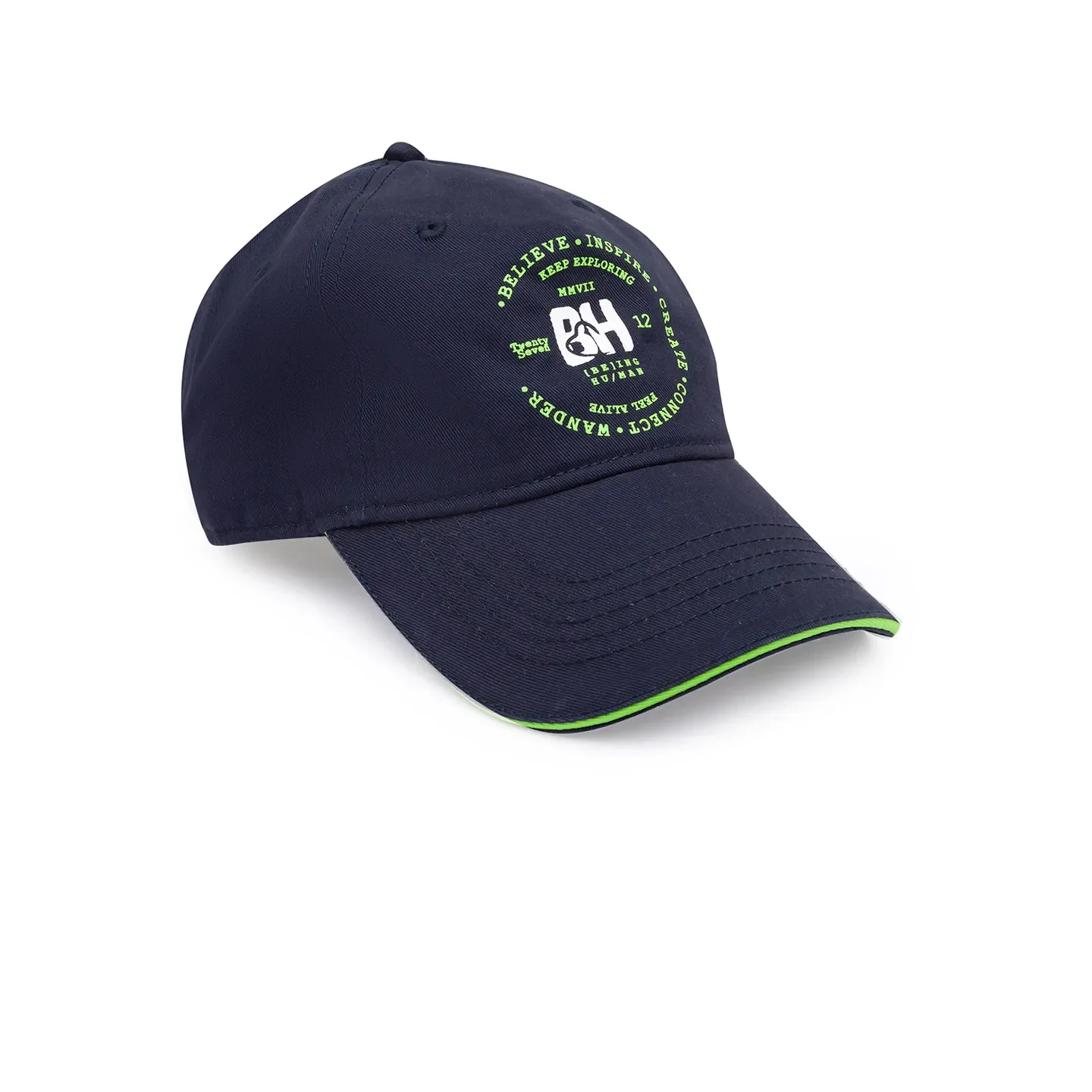 Navy Cotton Unisex Cap by Being Human Clothing - Image 2