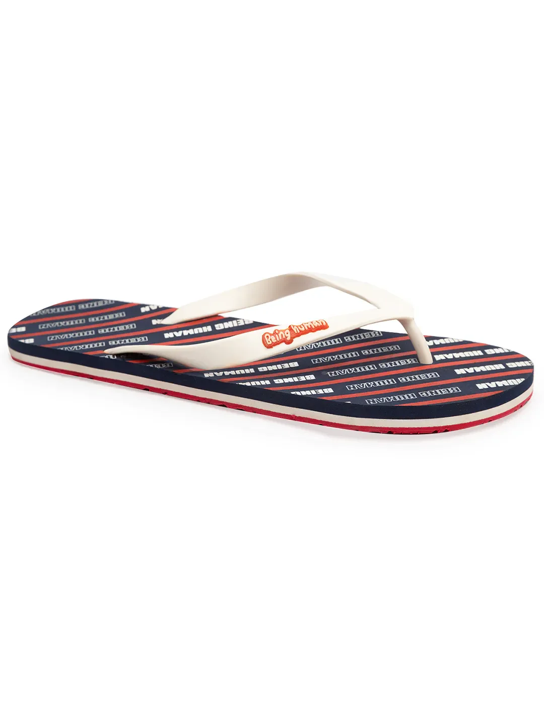 Navy Men's Flip Flops by Being Human Clothing