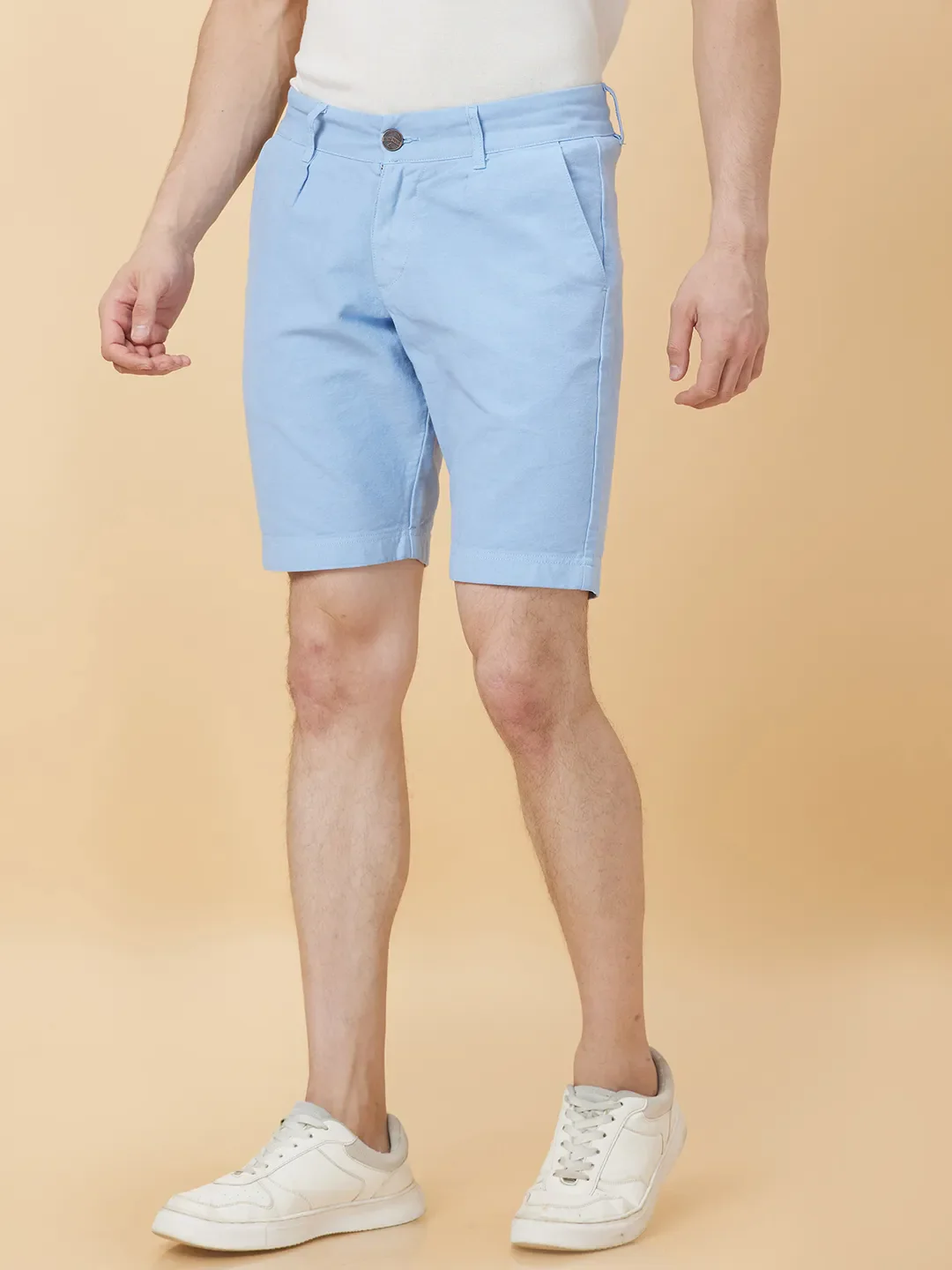 Blue Shorts Fit Men's Shorts by Being Human Clothing - Image 3