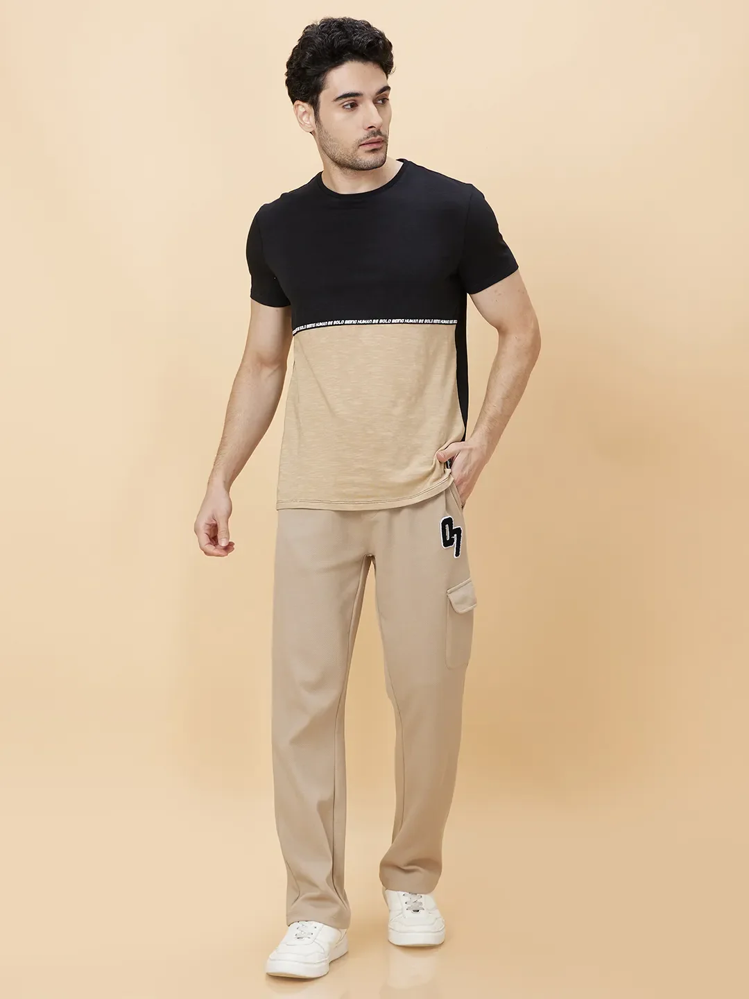 Black Regular Fit Men's Short Sleeves T-Shirt by Being Human Clothing - Image 7