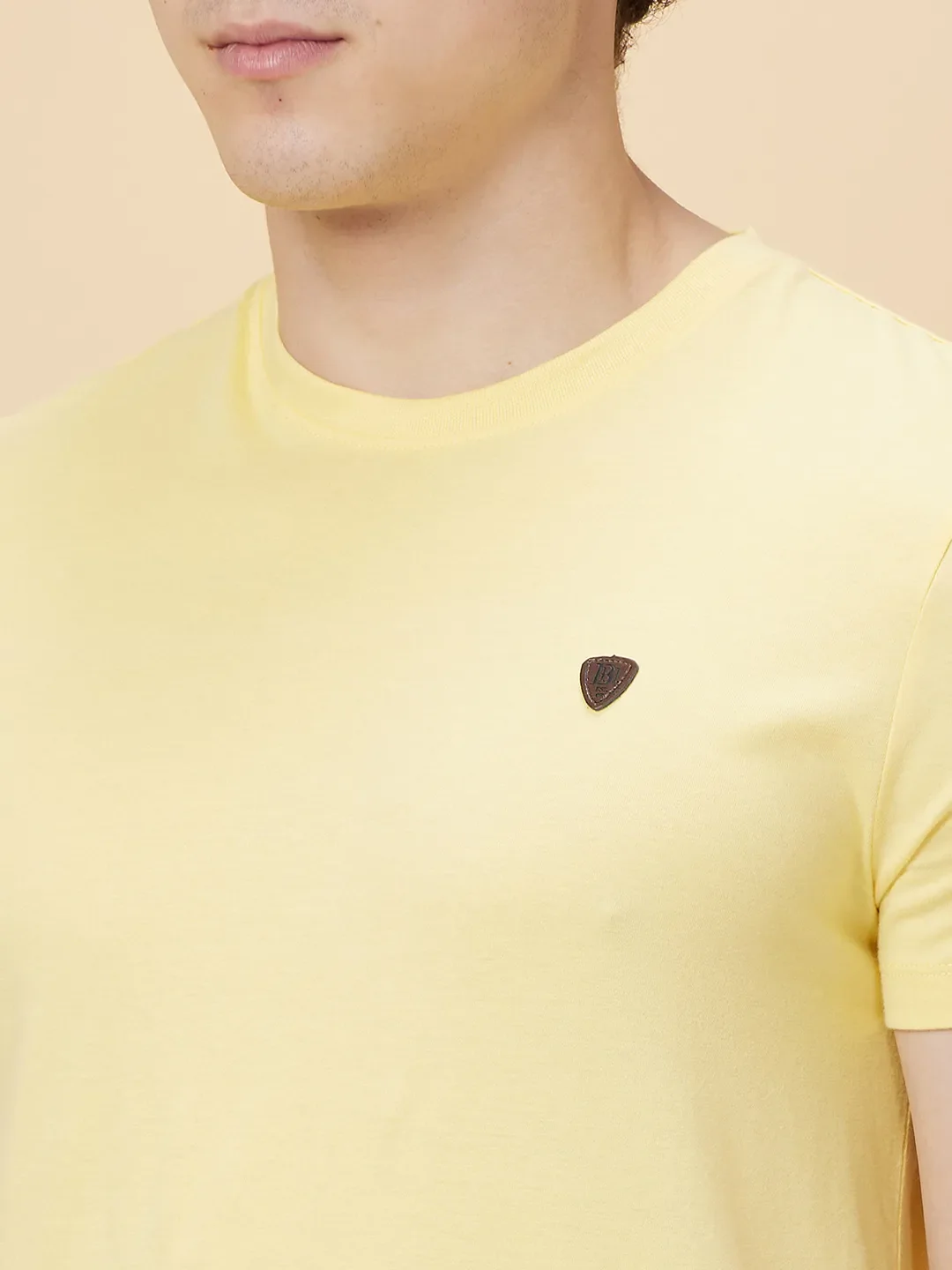 Lemon Regular Fit Round Neck Men's T-Shirt by Being Human Clothing - Image 5