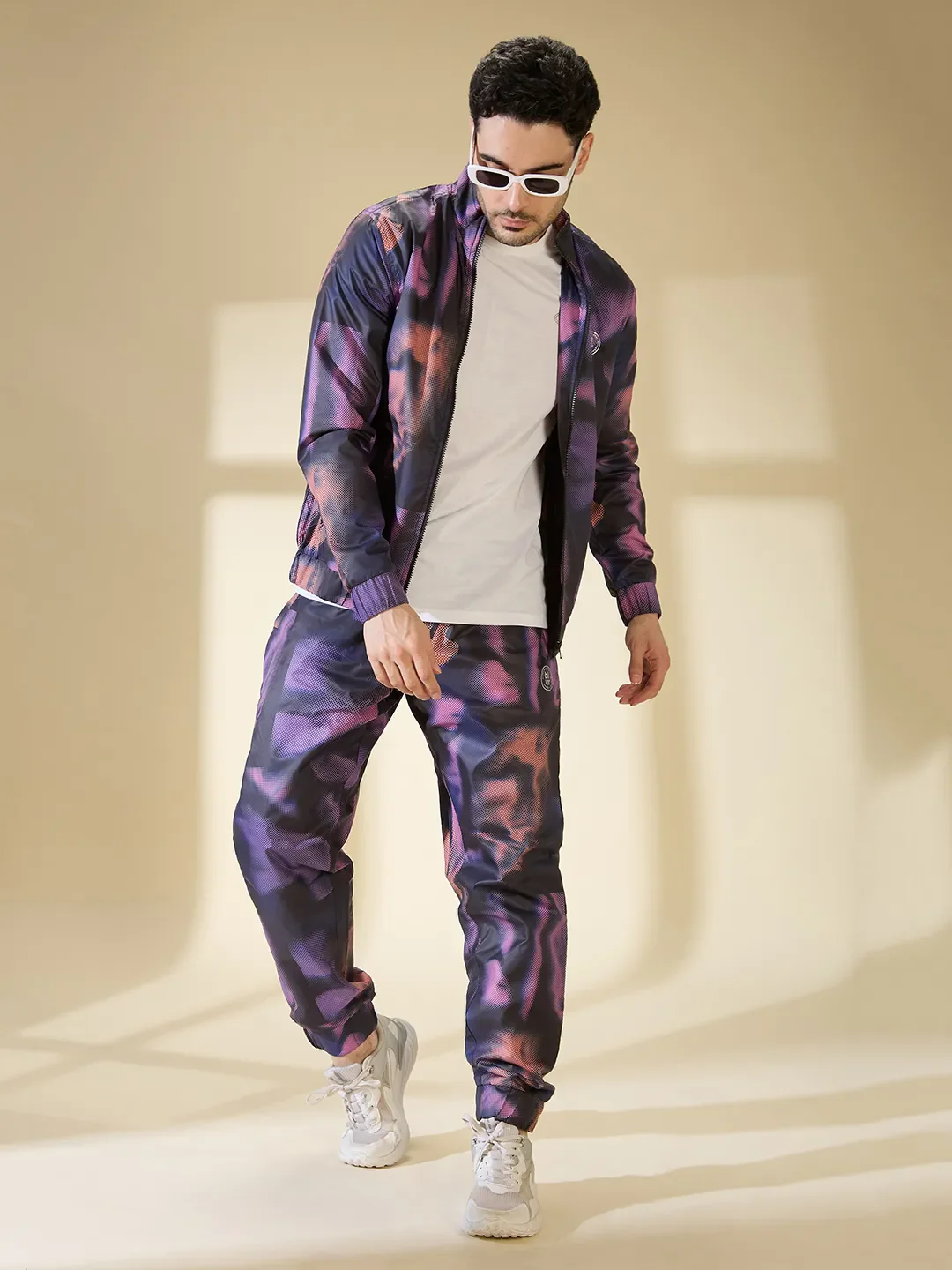 Black Regular Fit Track Pants For Men By Being Human Clothing - Image 6