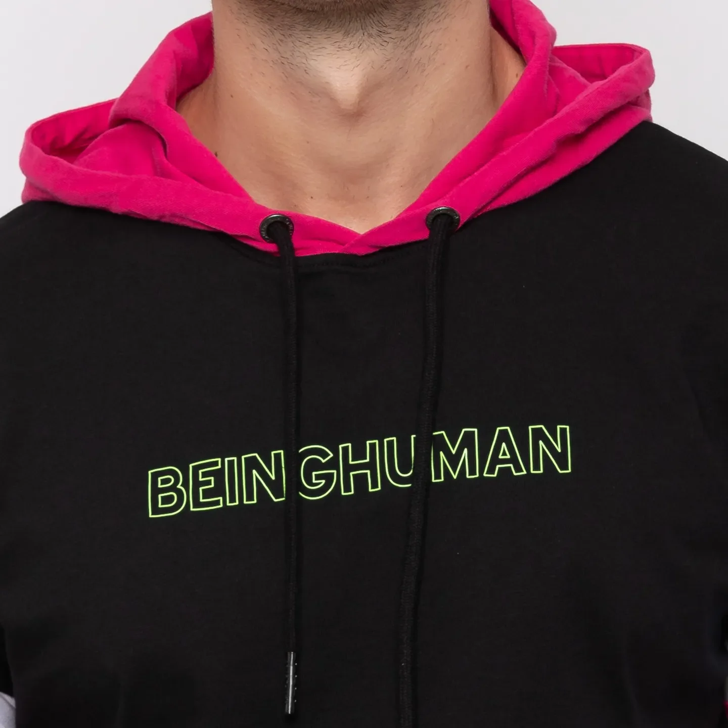 Black Oversized Fit Men's T-Shirt by Being Human Clothing - Image 4