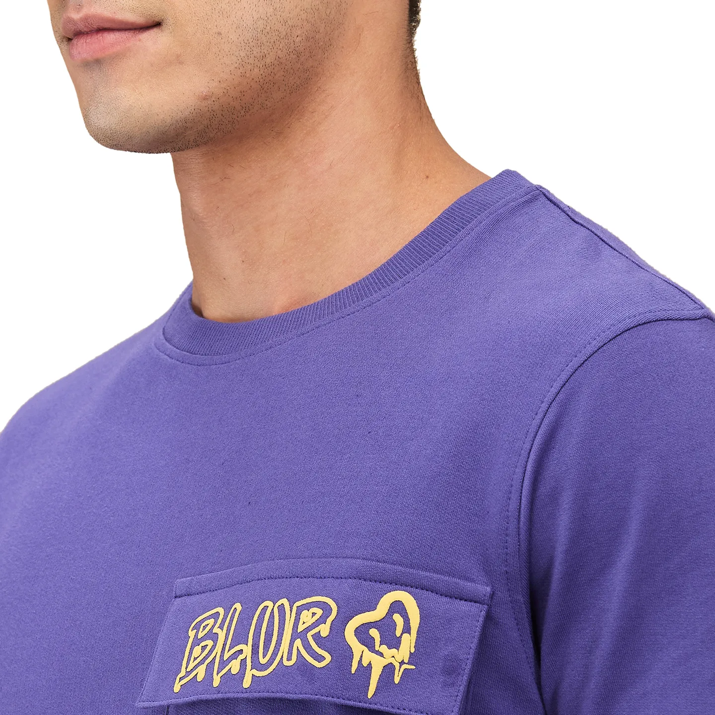 Future Dusk Slim Fit Round Neck Men's T-Shirt by Being Human Clothing - Image 5