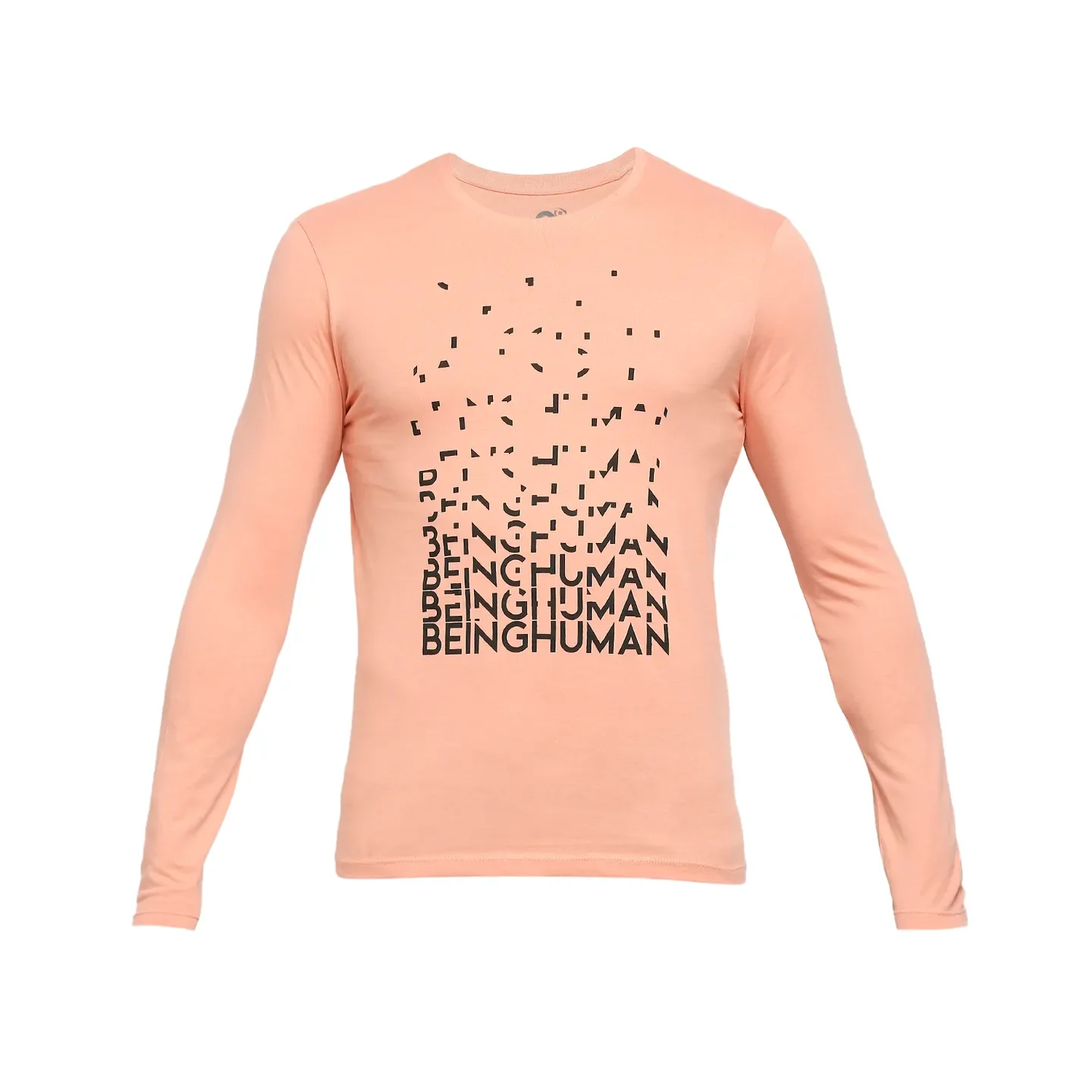 Pink Regular Fit Men's Long Sleeves T-Shirt by Being Human Clothing - Image 7