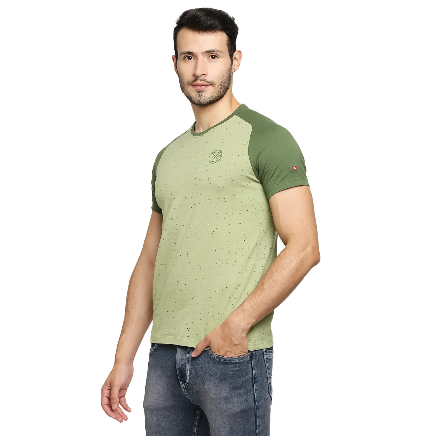 Sage Regular Fit Round Neck Men's T-Shirt by Being Human Clothing - Image 2