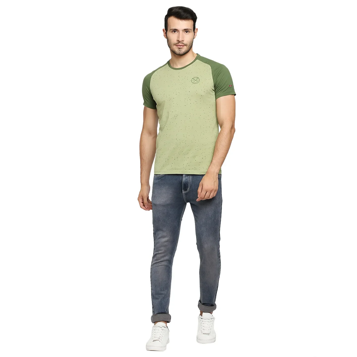 Sage Regular Fit Round Neck Men's T-Shirt by Being Human Clothing - Image 6