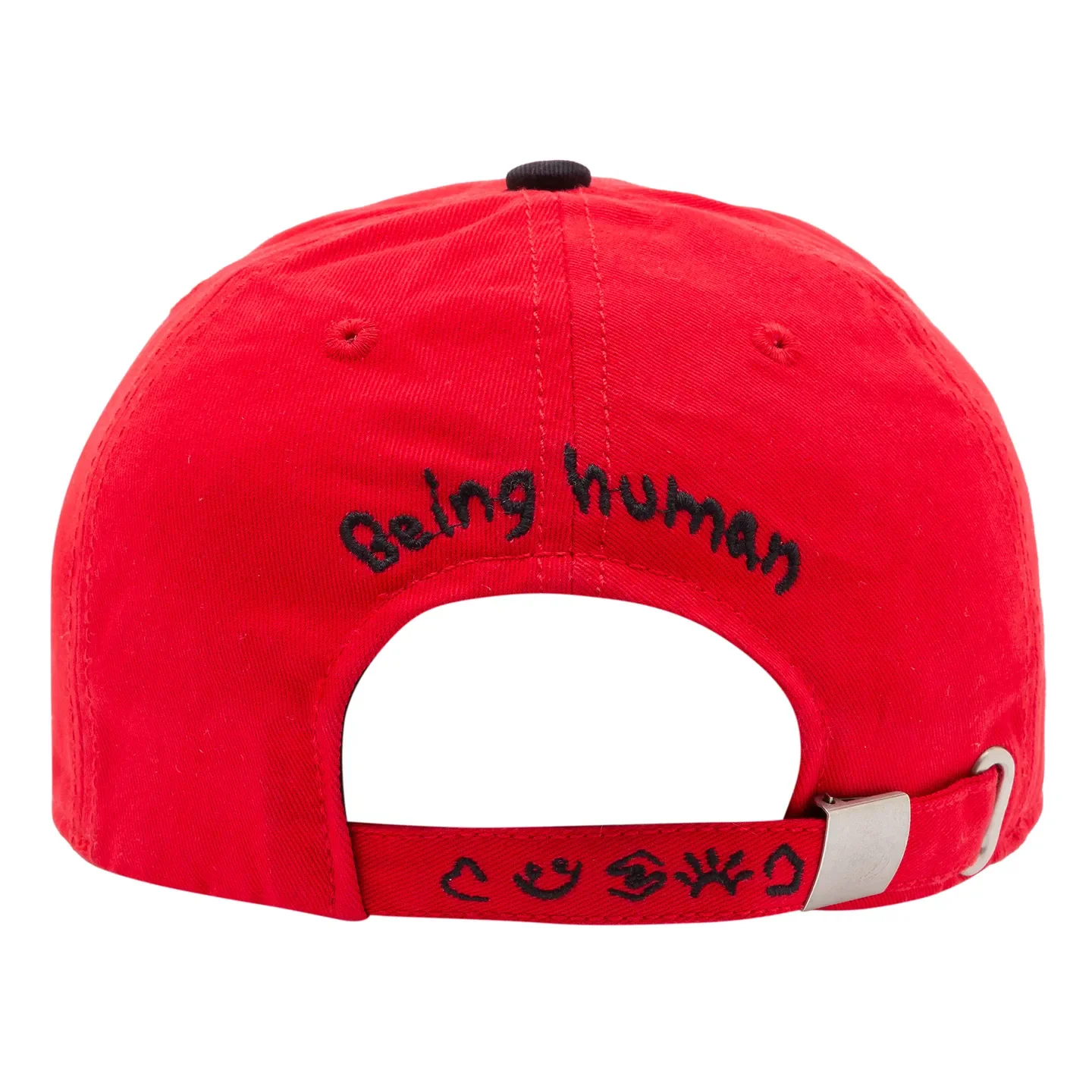 Red Cotton Unisex Cap by Being Human Clothing - Image 4