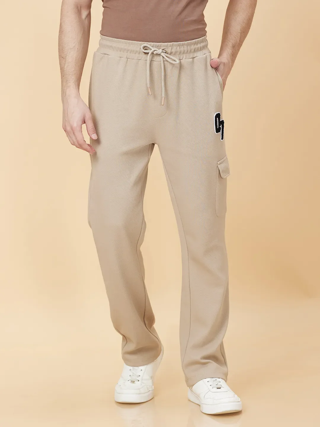 Fawn Regular Fit Track Pants For Men By Being Human Clothing