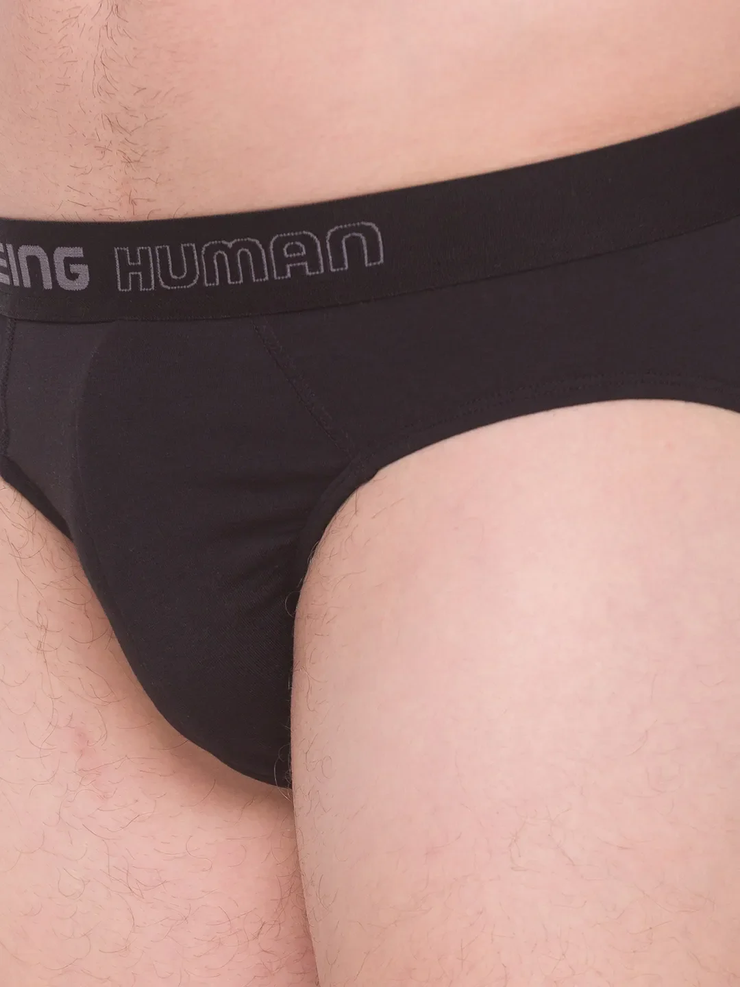 White Regular Fit Cotton Men's Brief by Being Human Clothing - Image 3