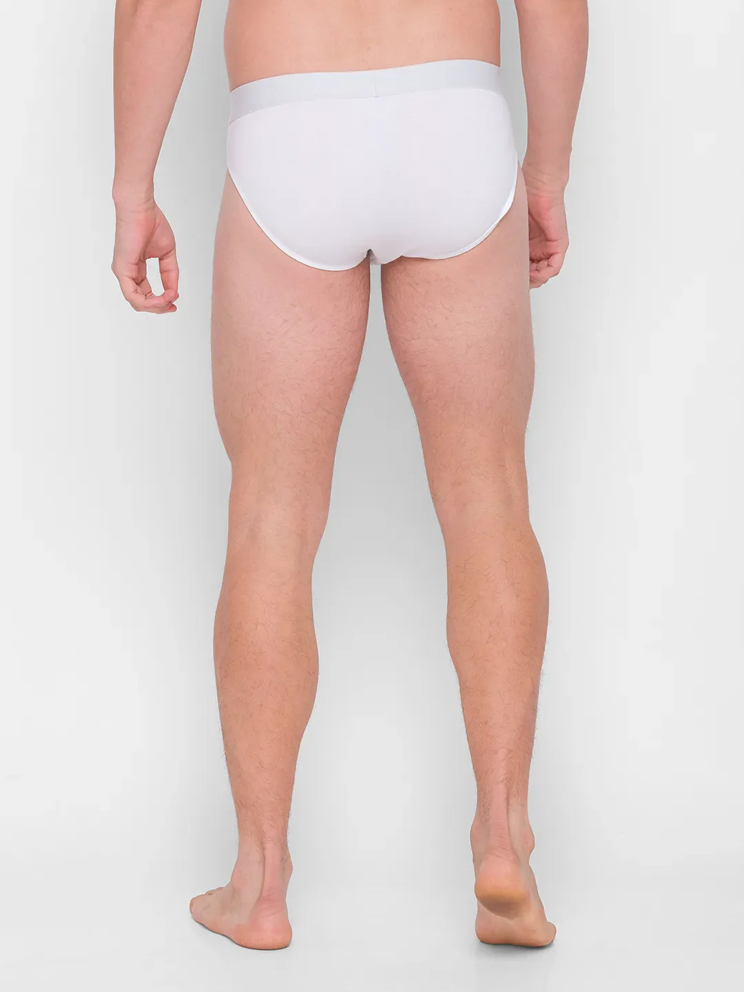 White Regular Fit Cotton Men's Brief by Being Human Clothing - Image 7