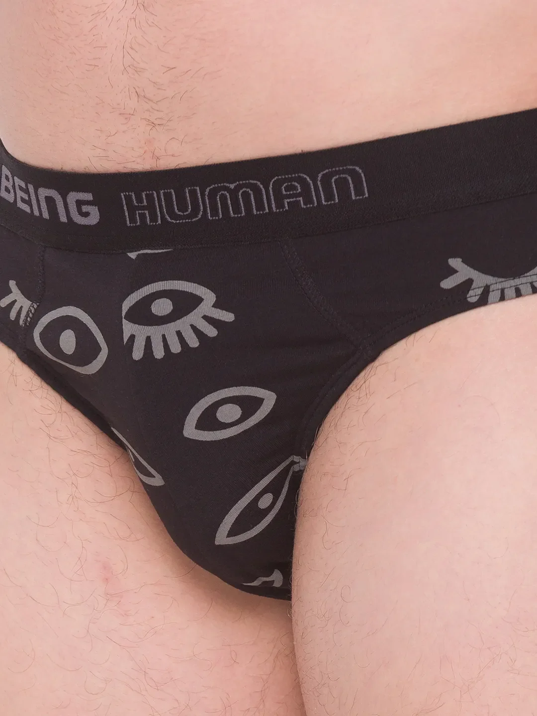 White Regular Fit Cotton Men's Brief by Being Human Clothing - Image 5