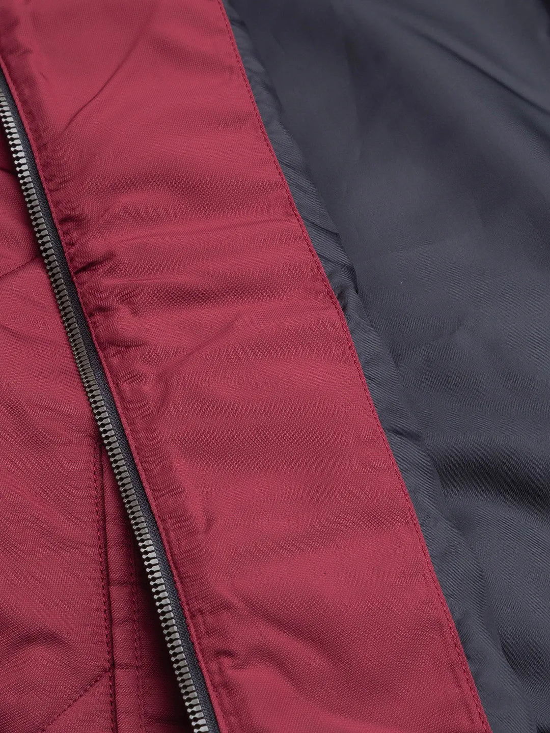 Red Regular Fit Men's Jacket by Being Human Clothing - Image 4