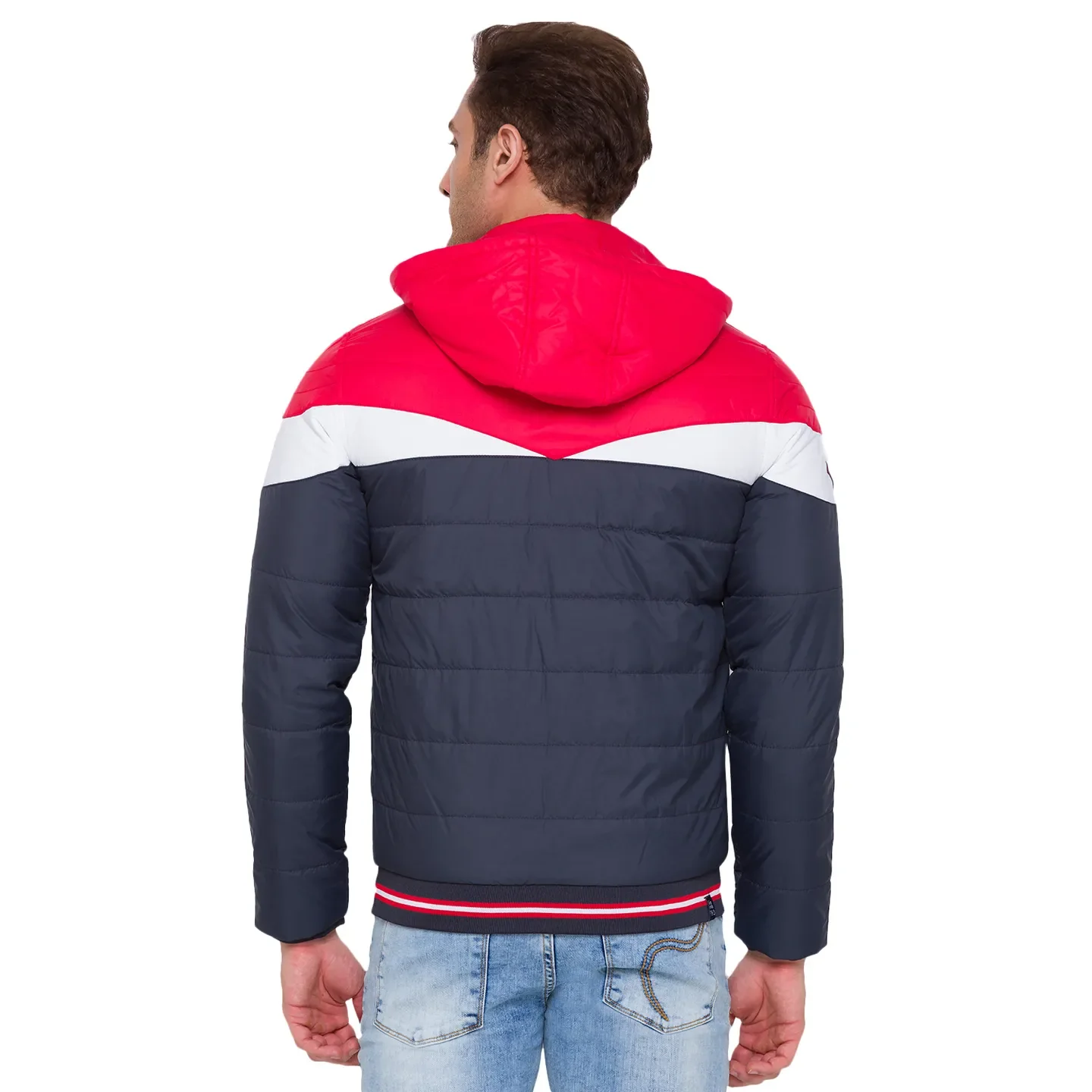 Blue Regular Fit Long Sleeves Men's Jacket by Being Human Clothing - Image 4