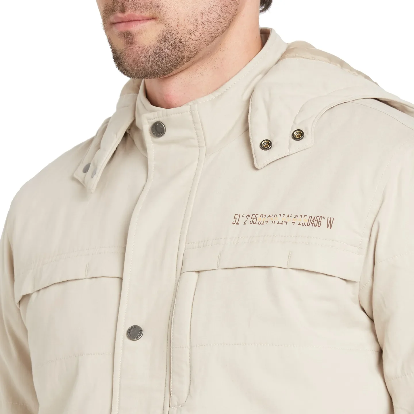 Grey Regular Fit Long Sleeves Men's Jacket by Being Human Clothing - Image 5