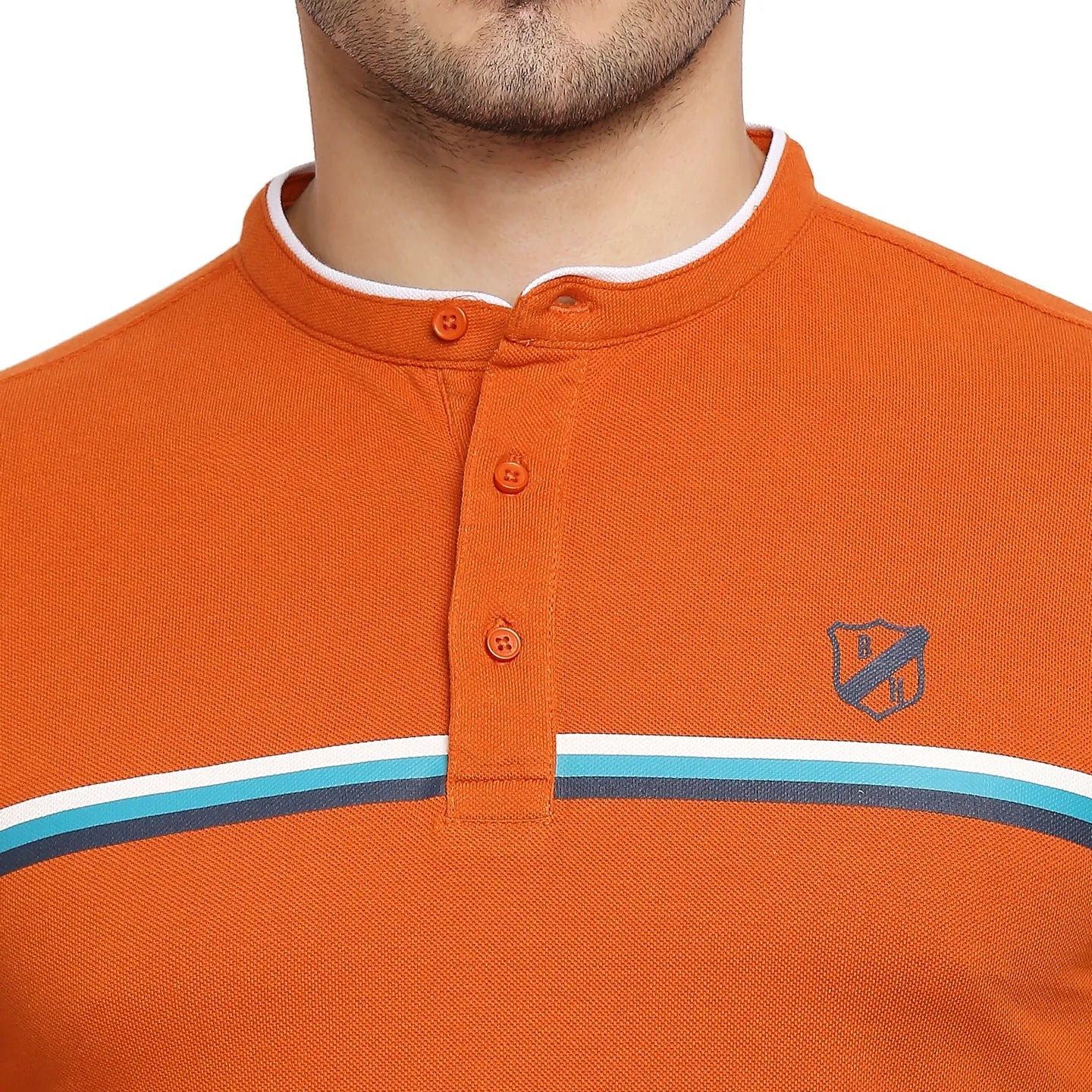 Brown Regular Fit Men's Polo T-Shirt by Being Human Clothing - Image 5