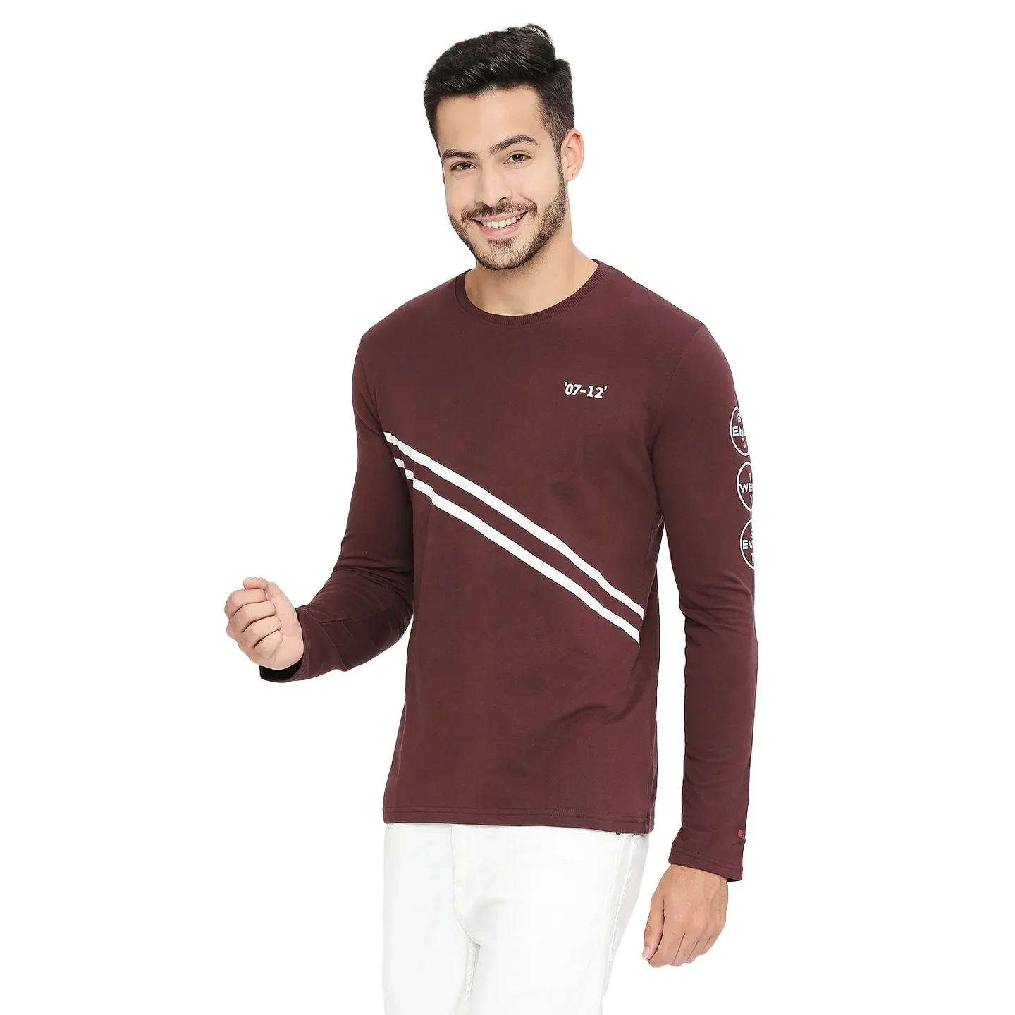 Mid Wine Men's Casual  Sweatshirt by  Being Human Clothing - Image 2